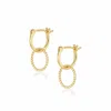 Alura Copenhagen Jewellery Women's Grace Hoops - Plain Gold In Gold