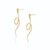 Alura Copenhagen Jewellery Women's Grace Serpentin Dangle & Drop Earrings - Gold In Gold