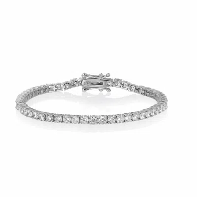 Alura Copenhagen Jewellery Women's Grace Tennis Bracelet Medium Silver