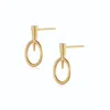 Alura Copenhagen Jewellery Women's Ishtar Drop Cone Earrings - Gold In Gold