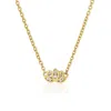 Alura Copenhagen Jewellery Women's White / Gold Gaia Lotus Necklace
