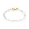 Alura Copenhagen Jewellery Women's White / Gold Ocean Bracelet With Freshwater Pearls
