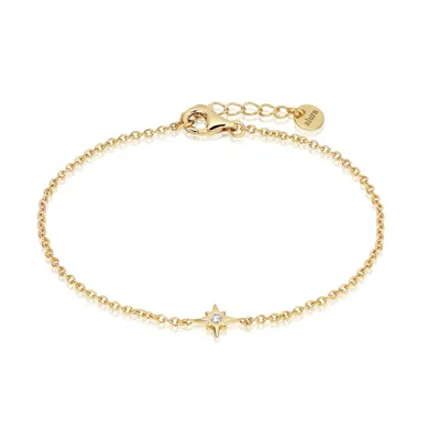 Alura Copenhagen Jewellery Women's White Venus Star Bracelet With Zirconia