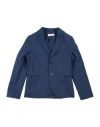 Alv By Alviero Martini Toddler Boy Blazer Blue Size 4 Polyester, Cotton, Elastane In Blue