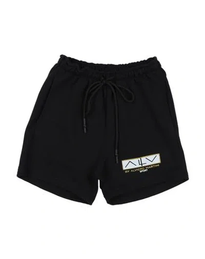 Alv By Alviero Martini Babies'  Toddler Boy Shorts & Bermuda Shorts Black Size 6 Cotton, Polyester