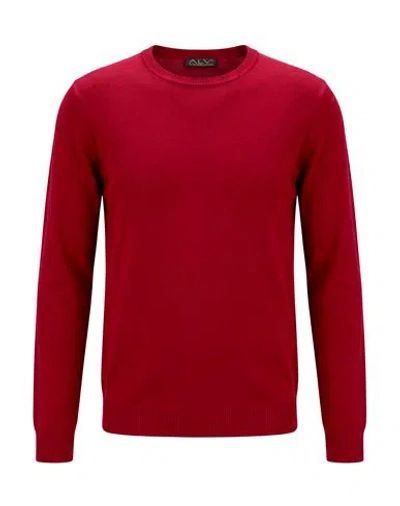 Alv By Alviero Martini Woman Sweater Brick Size L/xl Viscose, Polyamide, Polyester In Red