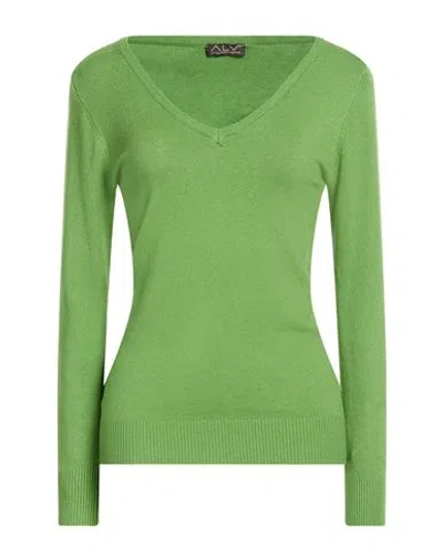 Alv By Alviero Martini Woman Sweater Green Size S/m Viscose, Polyamide, Polyester