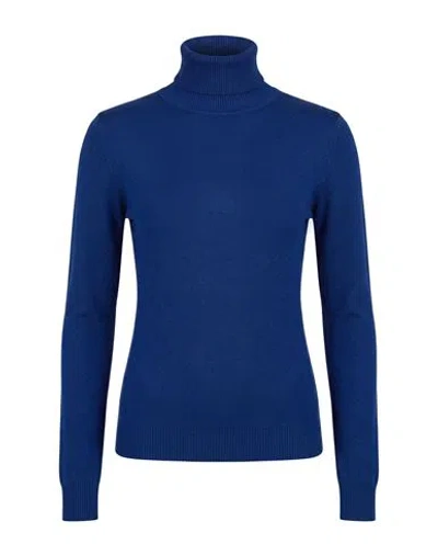 Alv By Alviero Martini Woman Turtleneck Blue Size S/m Viscose, Polyamide, Polyester