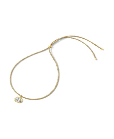 Alv Jewels Adjustable Sliding Cord Color Paired Necklace In Gold