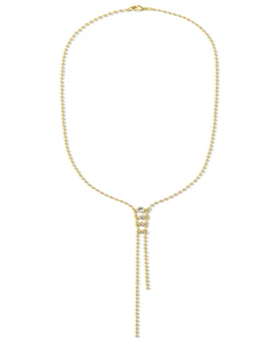 Alv Jewels Ball Lariat Necklace In Gold
