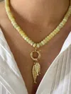 Alv Jewels Fish On Necklace In Green In Green