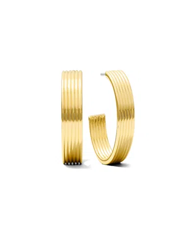 Alv Jewels Gold-plated Light-weight Hoop Earrings