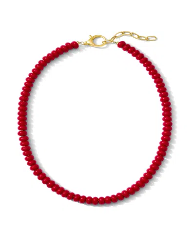 Alv Jewels Red Gemstone Necklace