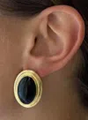 Alv Jewels Women's Joy Enamel Studs In Black In Black