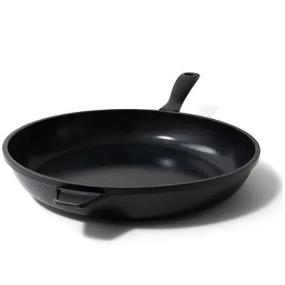 Alva Energy Ceramic Nonstick Frying Pan In Black
