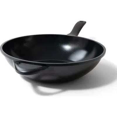 Alva Forest 12" Carbon Steel Wok In Black