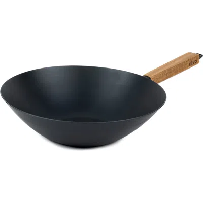 Alva Forest 12" Carbon Steel Wok In Blue