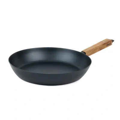 Alva Forest Pre-seasoned Carbon Steel Frying Pan In Matte Black
