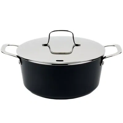 Alva Maestro 4.5 Qt. Nonstick Stock Pot In Matte Black