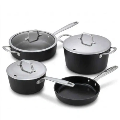 Alva Maestro 7-piece Non-toxic Cookware Set In Black