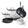 Alva Maestro Ceramic Nonstick Cookware Set In Metallic