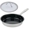Alva Maestro Nonstick Stainless Steel Frying Pan With Lid