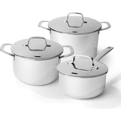 Alva Maestro Stainless Steel Pot Cookware Set In Silver