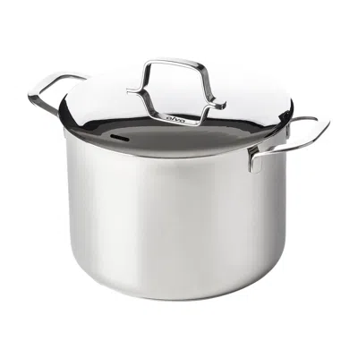 Alva Mastero 7.8-quart Stockpot With Lid, 9.5-inch, Stainless Steel In Silver
