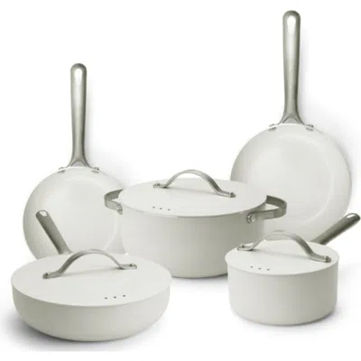 Alva Mobi Ceramic Nonstick Cookware Set In Brown