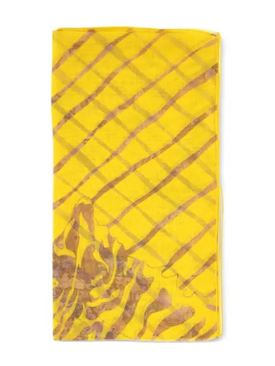 Alviero Martini 1° Classe Checked Scarf