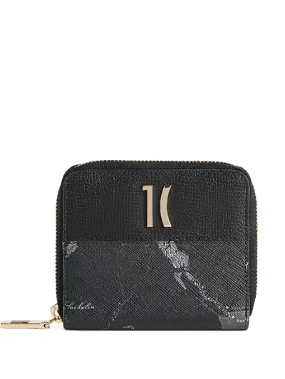 Alviero Martini 1° Classe Folk Geo Night Wallet In Black