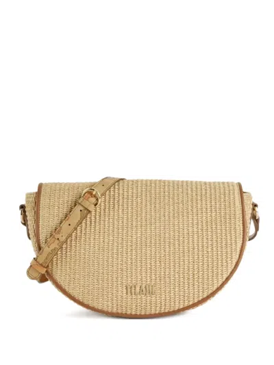 Alviero Martini 1° Classe Geo Bamboo Cross Body Bag In Neutral