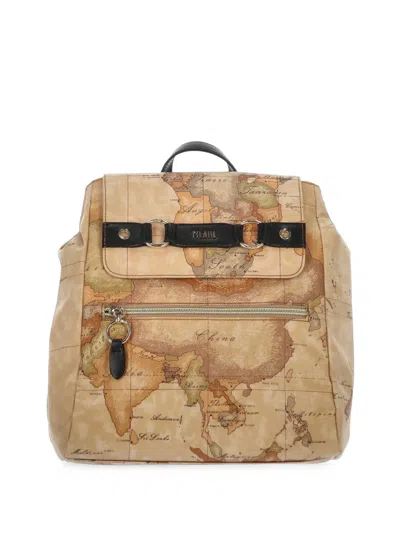 Alviero Martini 1° Classe Geo Classic Backpack In Neutral