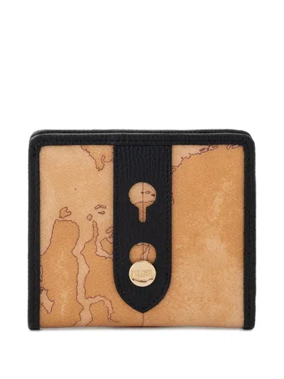 Alviero Martini 1° Classe Geo Classic Bifold Wallet In Brown