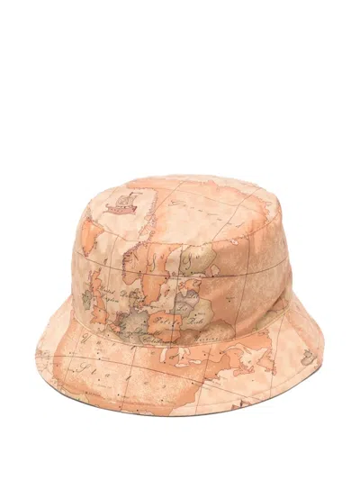 Alviero Martini 1° Classe Geo Classic Bucket Hat In Neutral