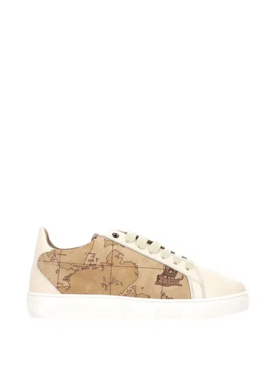 Alviero Martini 1° Classe Geo Classic Sneakers In Brown