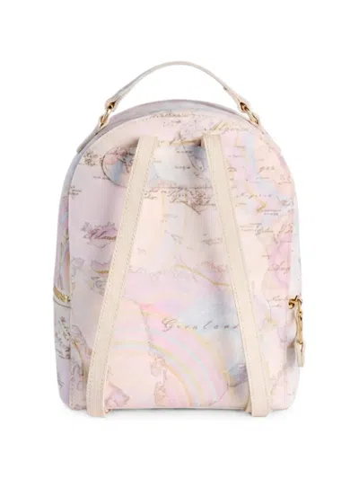 Alviero Martini 1° Classe Geo Dots Art Graphic-print Backpack In 粉色