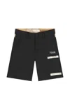 Alviero Martini 1ᴬ Classe Geo Map Shorts In Black