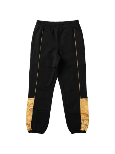 Alviero Martini 1° Classe Geo Map-print Track Pants In Black