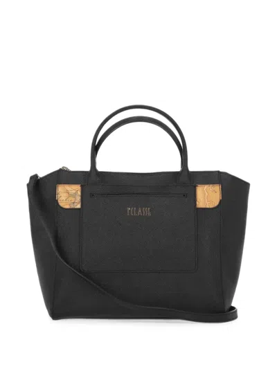 Alviero Martini 1° Classe Logo-plaque Tote Bag In Black