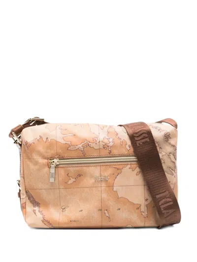 Alviero Martini 1° Classe Map-print Cross-body Bag In Neutral