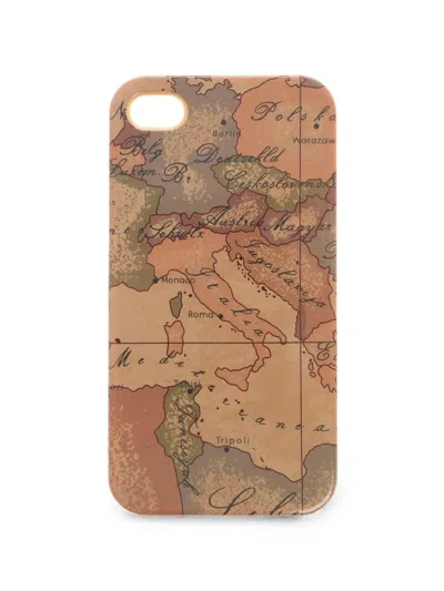 Alviero Martini 1° Classe Map-print Iphone Case In Neutrals