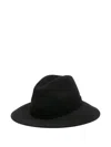 Alviero Martini 1° Classe Metallic-logo Fedora In Black