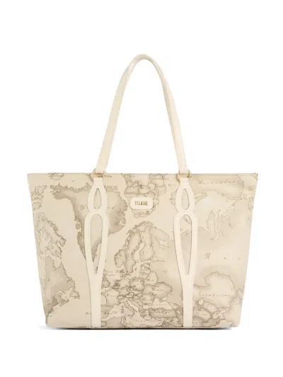 Alviero Martini 1° Classe Soft Petals Tote Bag In Neutral