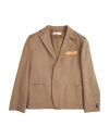 Alviero Martini 1a Classe Junior Toddler Boy Blazer Khaki Size 6 Cotton, Elastane In Brown