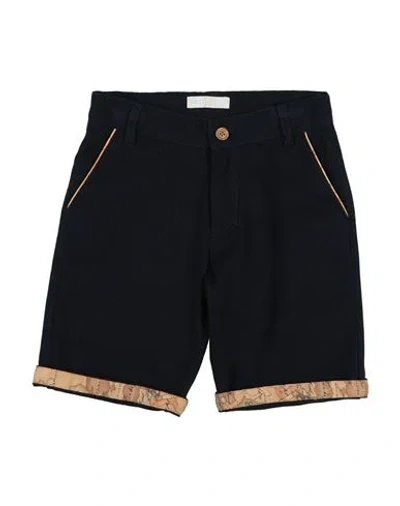 Alviero Martini 1a Classe Babies'  Junior Toddler Boy Pants Navy Size 6 Cotton, Elastane In Black