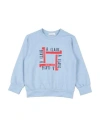 Alviero Martini 1a Classe Babies'  Junior Toddler Boy Sweatshirt Sky Blue Size 6 Cotton, Elastane