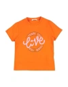Alviero Martini 1a Classe Junior Toddler Boy T-shirt Orange Size 6 Cotton, Elastane In Orange