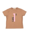 Alviero Martini 1a Classe Junior Toddler Girl T-shirt Camel Size 4 Cotton, Elastane In Brown