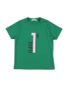 Alviero Martini 1a Classe Babies'  Junior Toddler Girl T-shirt Green Size 4 Cotton, Elastane